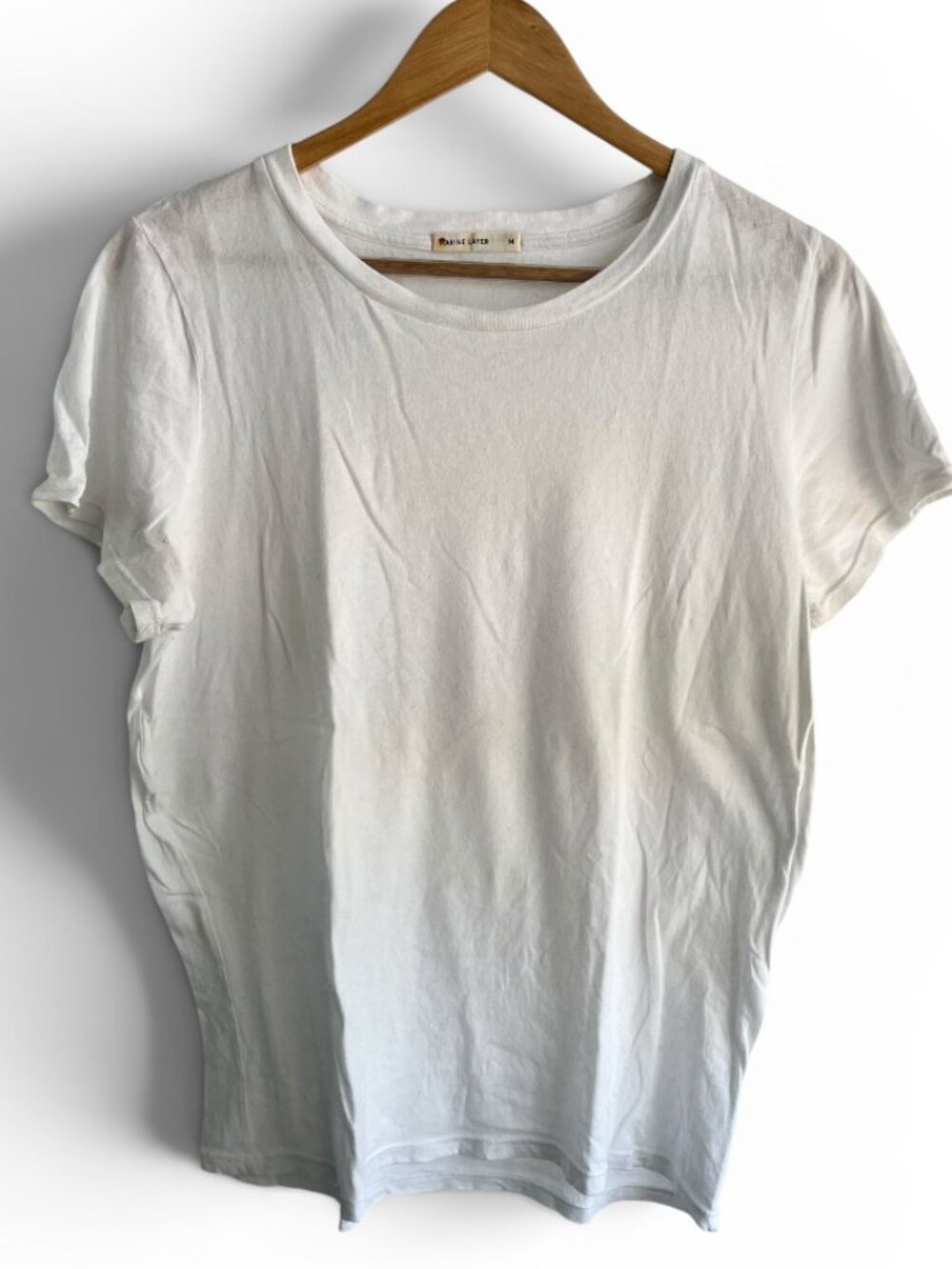 Marine Layer Women’s Classic White Tee - Size Medium